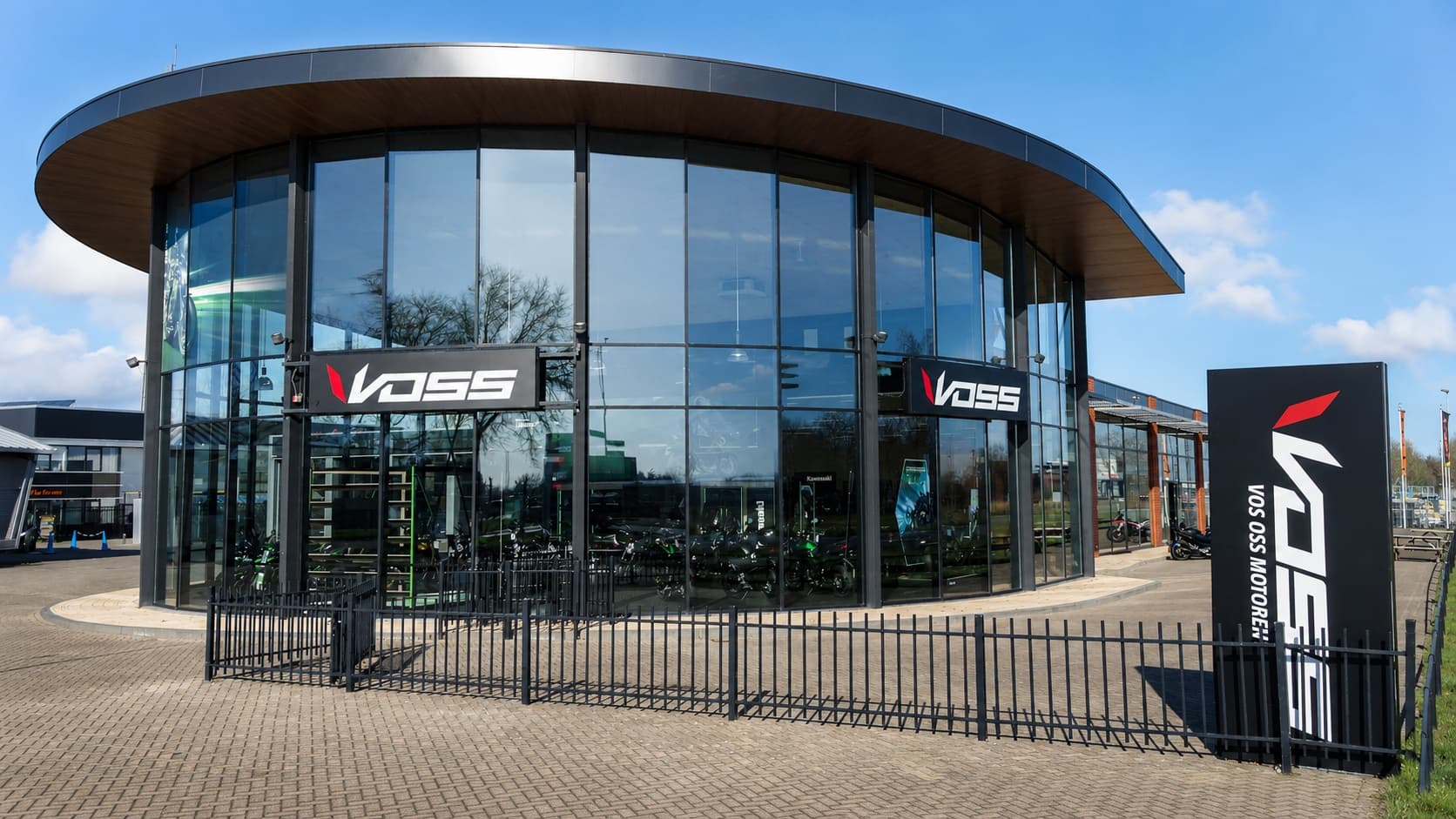 Het pand van Vos Oss Motoren in Oss