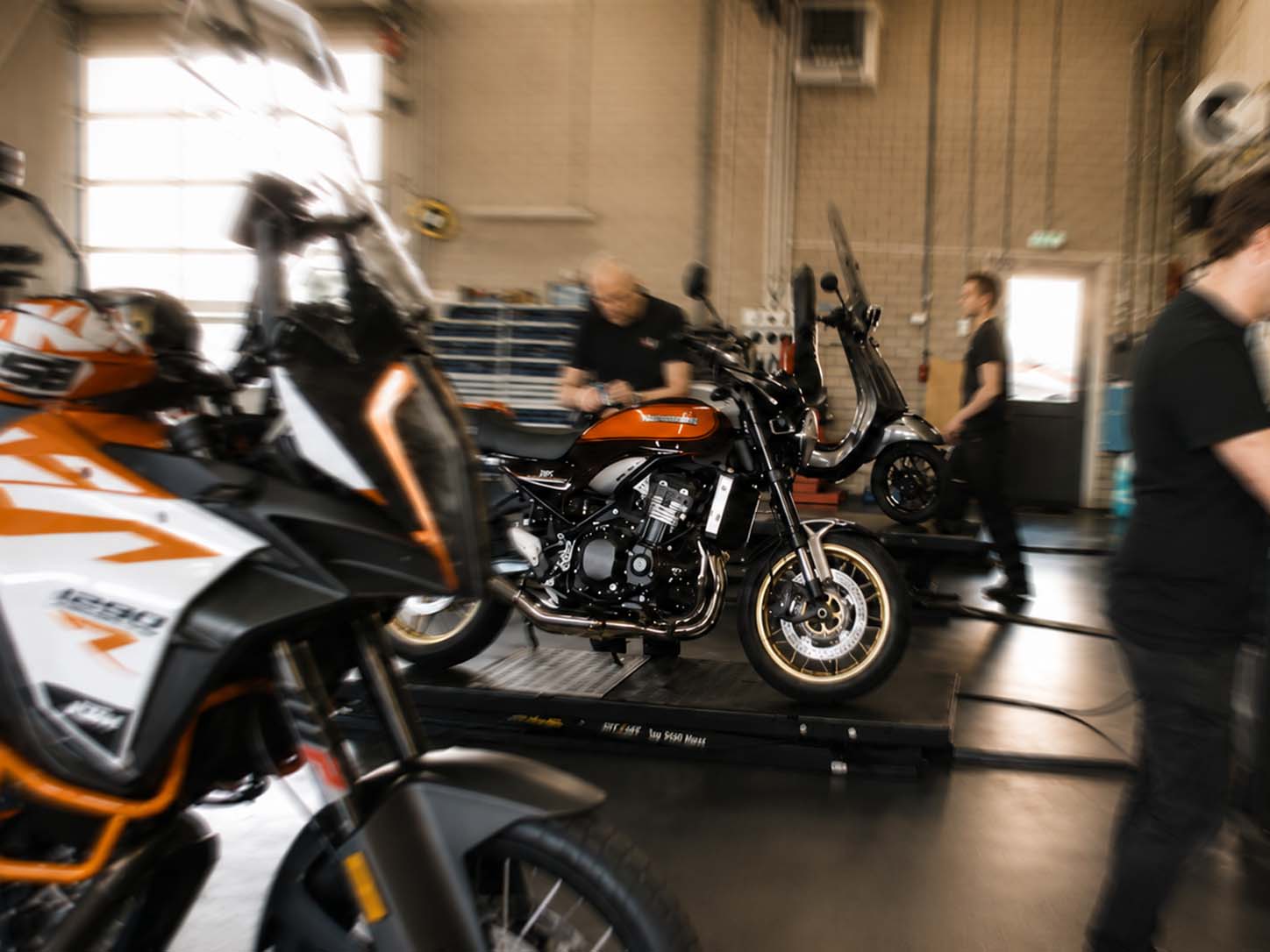 De werkplaats van Vos Oss Motoren